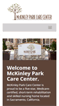 Mobile Screenshot of mckinleyparkcarecenter.com